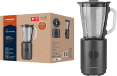 Grundig Delisia Novus SM 7140 Professioneller Standmixer, 1,5 Liter, 800 Watt, 6-Fach Edelstahlmesser Mit Zirkonium-Beschichtung, 5 Geschwindigkeitsstufen + Pulse-Funktion, Dark Inox/Edelstahl Bucatarie Naty Shop