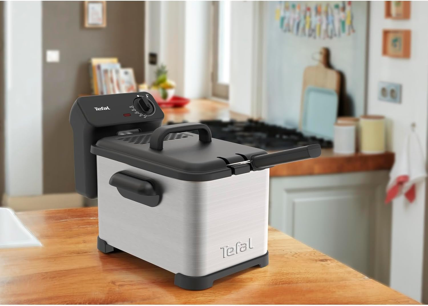 Tefal Family Pro Access 4.0L, 3000 Watt, semiprofessionell, mit Öl, abnehmbarer Öltank, Kühlzonen-Technologie Haushaltsgeräte Naty Shop