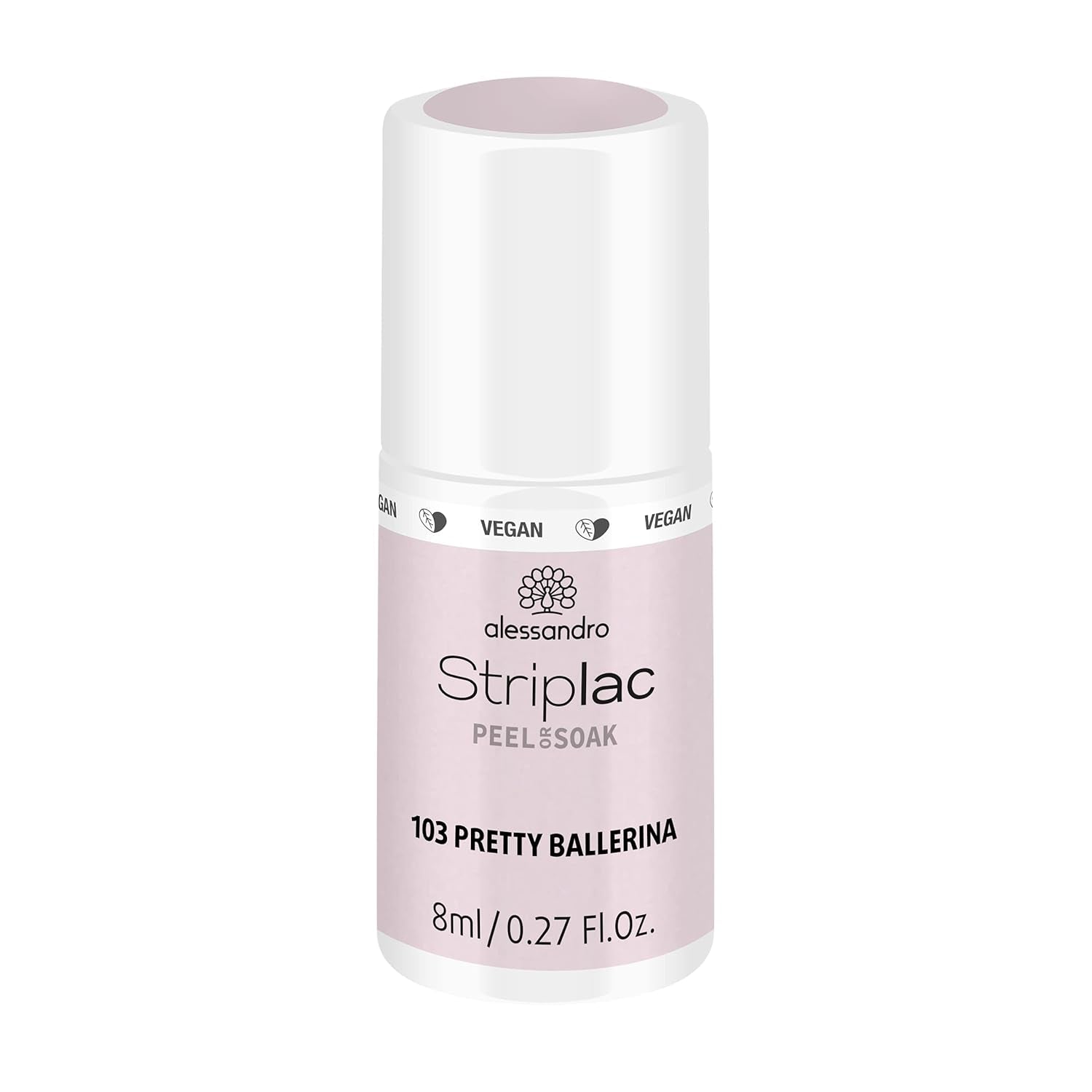 alessandro Striplac UV-Nagellack Lilly Billy – Schonend und langanhaltend – Einfache Entfernung dank Peel-Off-Technologie – Vegan und tierversuchsfrei – 8 ml
