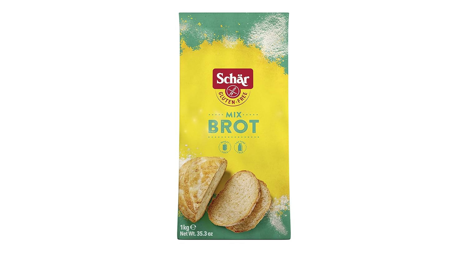 Mix B - Brot Mix Backmischung Glutenfrei 1Kg Mischung zum Backen und Kochen Naty Shop 1 Kg (1Er Pack)