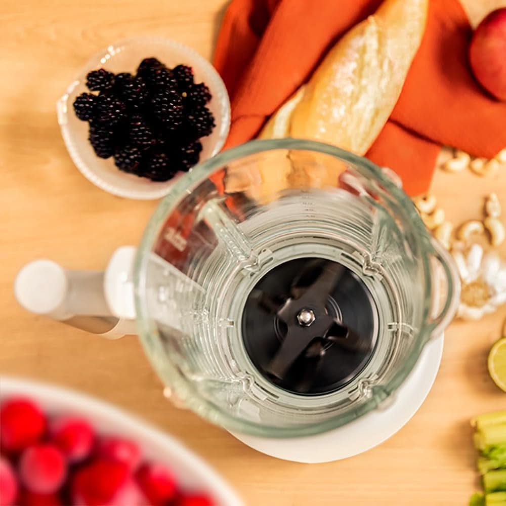 Cecotec Standmixer Grand Katana 2700MAX Total Destroy W. Maximalleistung 2700W, Gegenläufige Technologie, 8-Klingen-Messer Mit Schwarzer Titanbeschichtung, Thermoresistenter Krug 1.8L Mutter und Kind Naty Shop