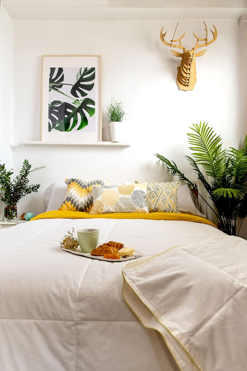 Sancarlos - Vivaldi, Bettdecke 4 Jahreszeiten aus Gänsedaunen, 180 + 120 G/M², 220 x 220 cm, weiß (weiß) Steppdecken und Bettdecken Naty Shop