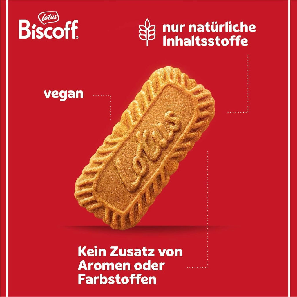 Lotus Biscoff | Biscuiți Caramelizați | Biscuiți Ambalați Individual în Pachet de 2 | Doar Ingrediente Naturale | Vegani | Fără Coloranți sau Arome Adăugate | 10x (14x2) | 2,17 kg