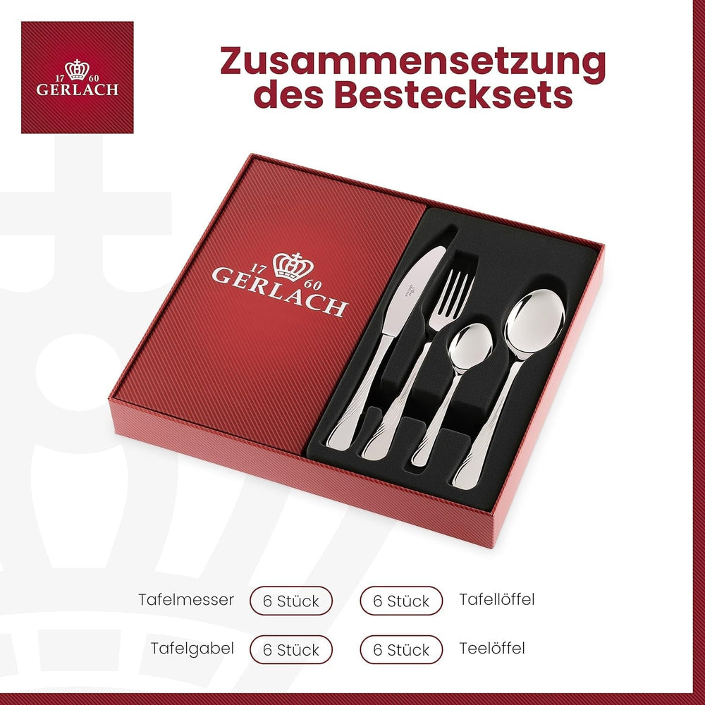 Gerlach Celestia Besteckset für 6 Naty Shop Kitchen