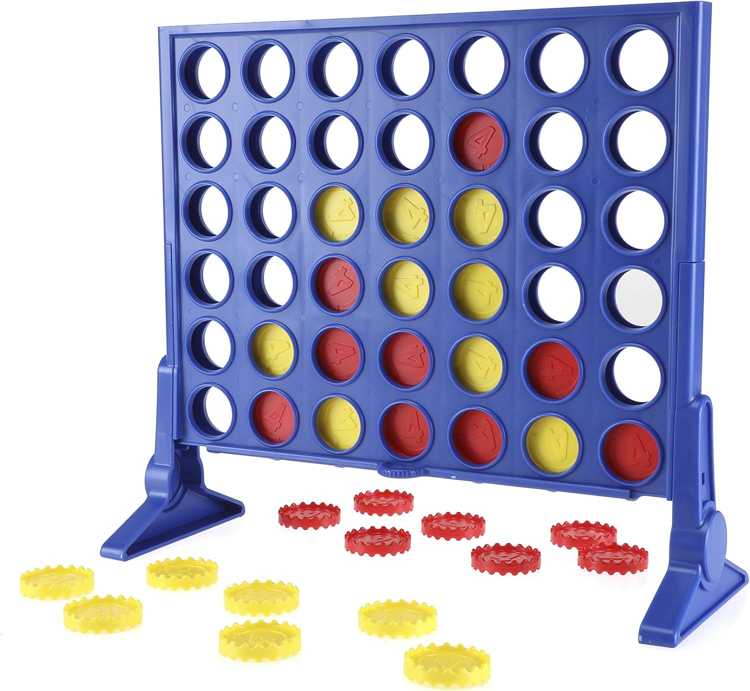 Connect Four-Strategiespiel, Brettspiel für 2 Spieler, endloser Spaß mit Freunden und Familie, perfekt als Partyspiel und für Multiplayer-Spaß, Geschenk für Kinder ab 6 Jahren