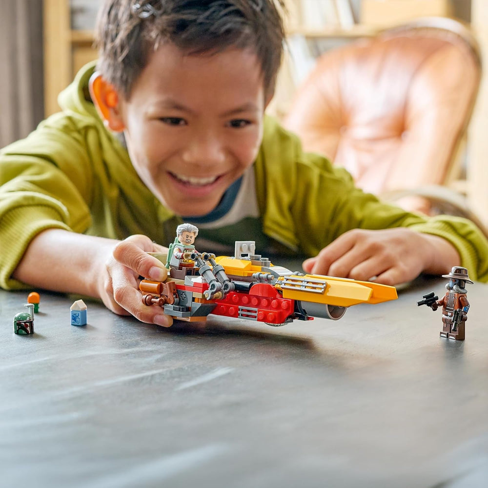 LEGO Star Wars 75437 Cobb Vanths Speeder - inkl. Cobb Vanth & Cad Bane Minifiguren sowie Blaster & Jetpack - Geschenk für Jungen ab 7 Jahren und Fans von The Mandalorian