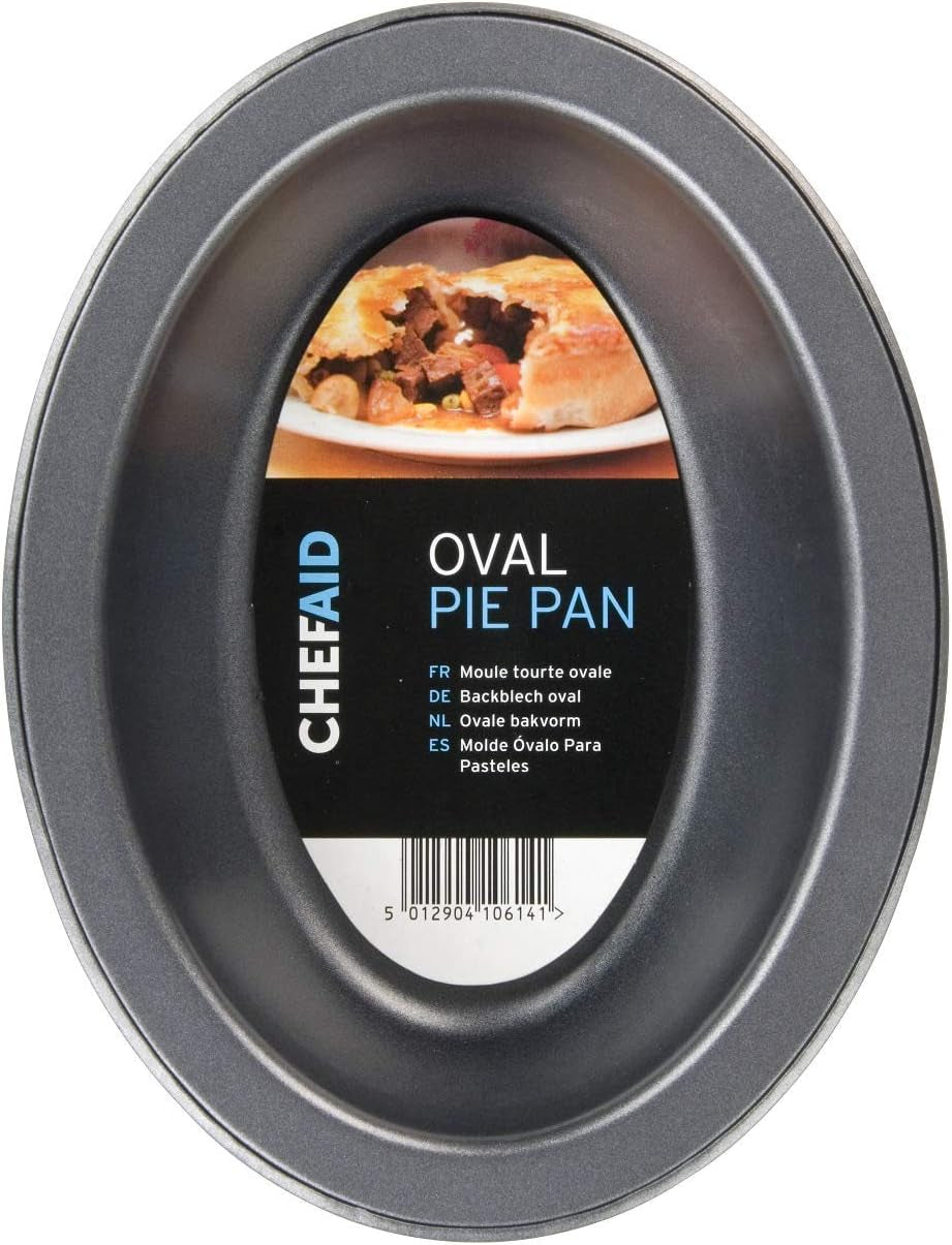 Chef Aid, Backbleche, verschiedene Modelle und Größen Formen und Backbleche Naty Shop Ovale Kuchenform