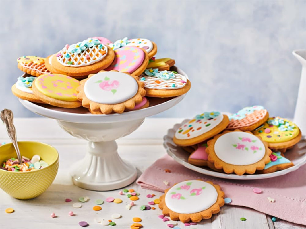 Funcakes Mix Für Kekse: Einfach Zu Verwendende, Knusprige Und Knusprige Kekse, Perfekt Zum Dekorieren Mit Fondant- Oder Royal Icing, Auch Als Tortenkruste Geeignet, Halal., 1 Kg Mix zum Backen und Kochen Naty Shop