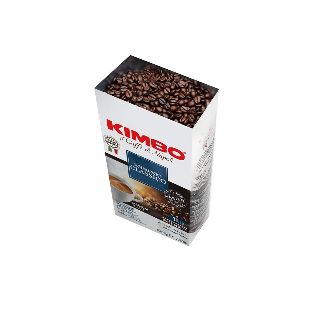 Espresso Classico ganze Kaffeebohnen, mittlere Röstung, 1 kg Beutel Naty Shop Coffee