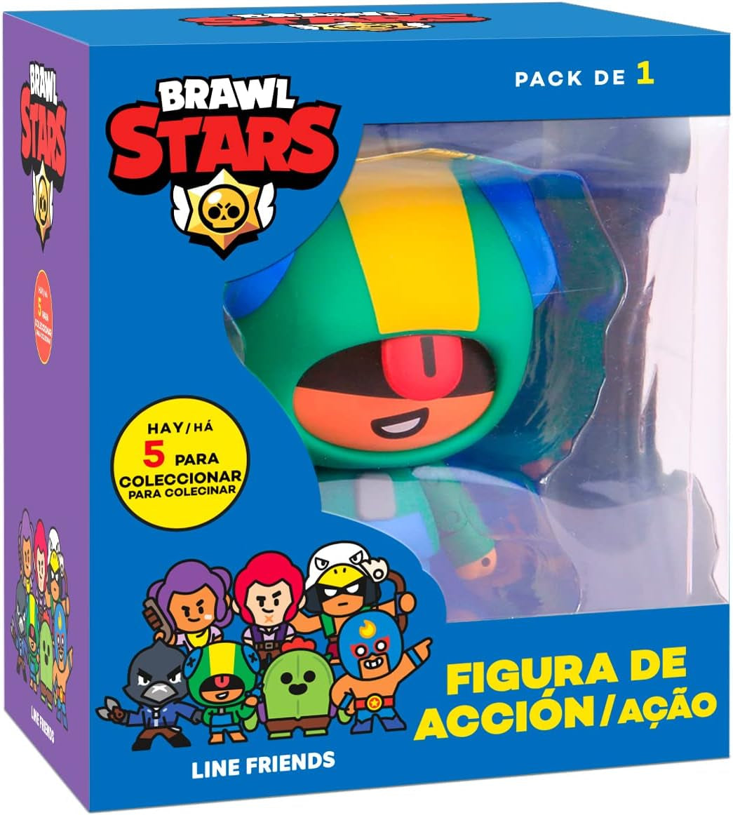 Bizak Brawl Stars 64116011 Boxed Actionfigur Löwenfiguren Multiplayer Battle Player Mobile 11 cm Actionfiguren Naty Shop