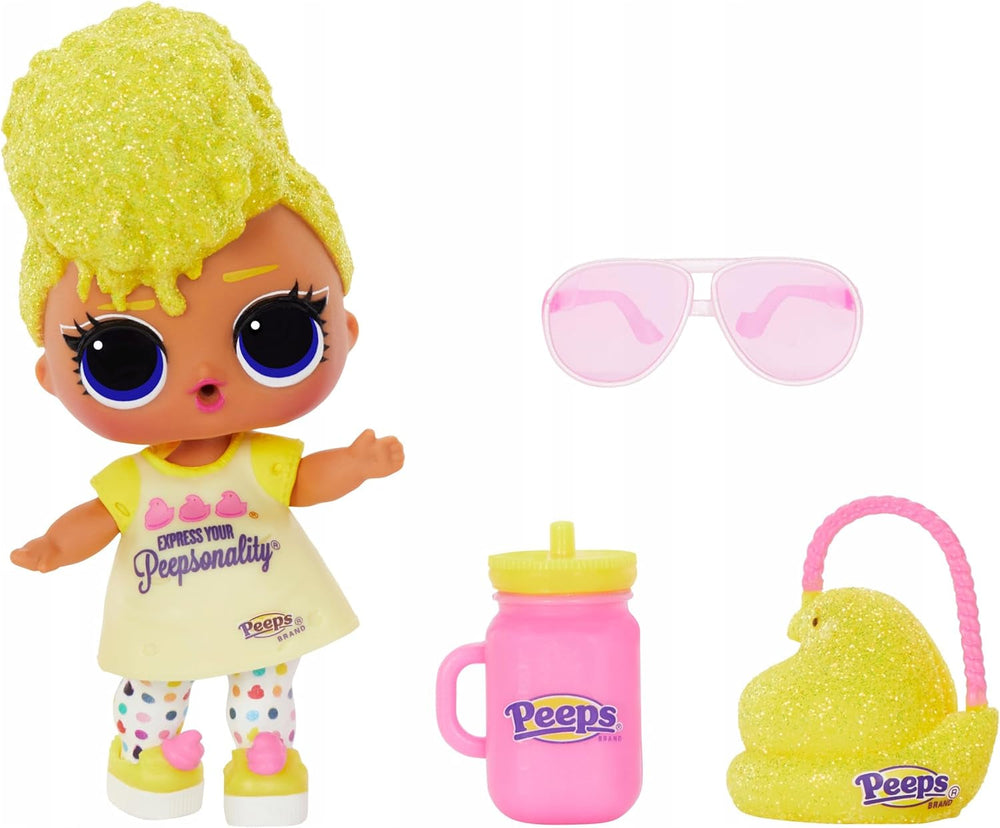 L.O.L. Surprise! Loves Mini Sweets Peeps - Tough Chick - Limitierte Auflage mit Frühlingsthema - Sammlerpuppe mit 7 Überraschungen - Für Mädchen, Jungen und Sammler ab 4 Jahren
