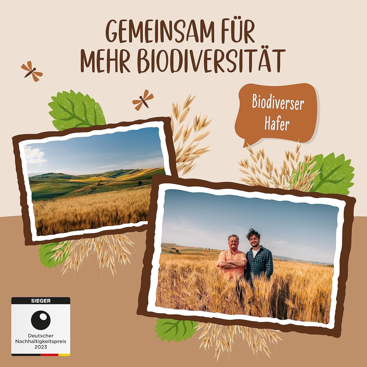 Allos Bio Haferdrink Barista | Milchalternative aus Hafer | Schaumbarer Drink auf Pflanzenbasis | Perfekt zum Kaffee. Veganes, laktosefreies Getränk | 1 Liter (6 Stück)