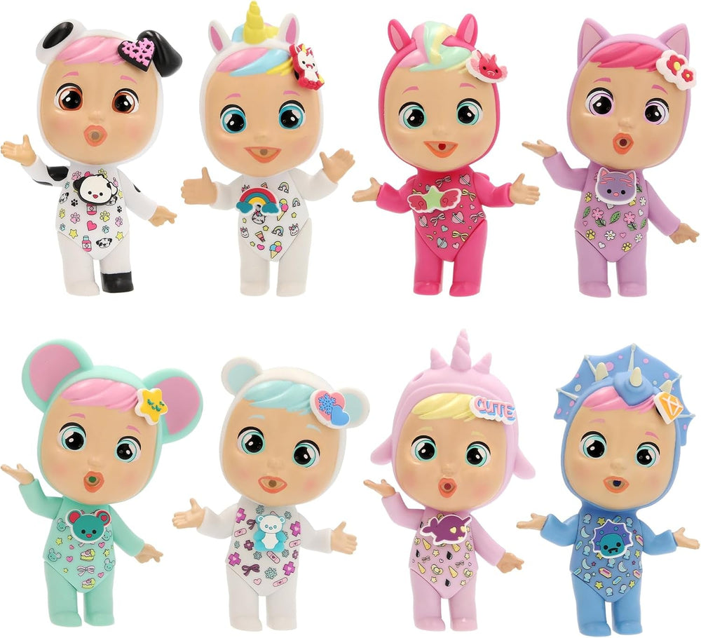 CRY Babies Magic TEARS CHARMZ Überraschungs-Puppe Sammelbare Puppen mit Überraschung 8 Babypuppen mit Charms zum Personalisieren Kinder ab 3 Jahren