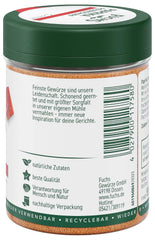 Fuchs Gewürze - Paprika rosenscharf gemahlen - schärfer Geschmack für Gulasch, Eintöpfe oder Gemüsegerichte - natürliche Zutaten - 55 g in wiederverwendbarer, recyclebarer Dose