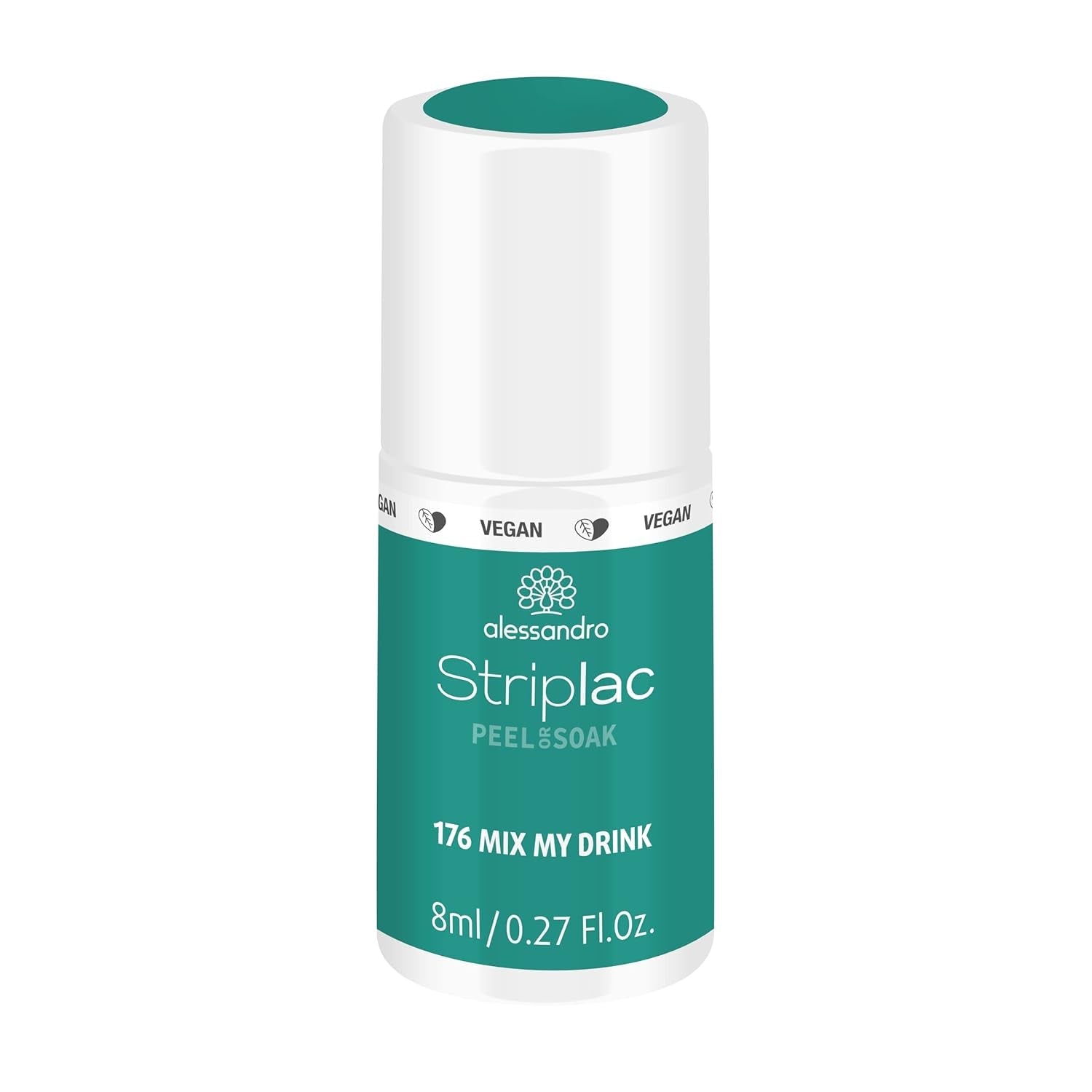 Oja UV alessandro Striplac Lavender Lemonade – Delicată și de lungă durată – Îndepărtare ușoară datorită tehnologiei de îndepărtare – Vegană și cruelty-free – 8 ml