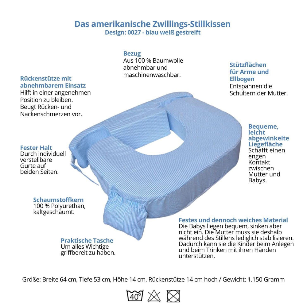 Zwilling plus Stillkissen, 1 Stück Naty Shop