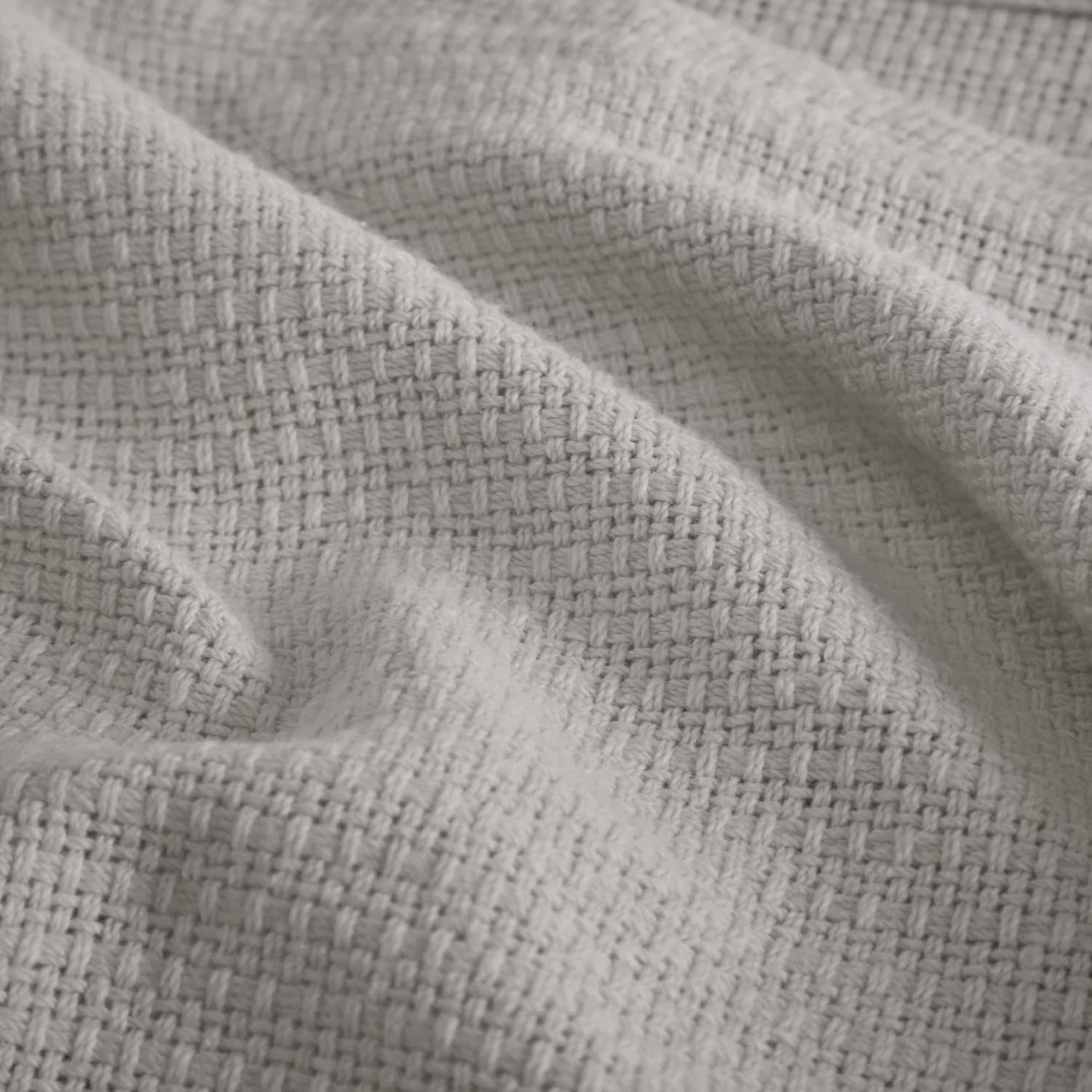 Madison Park Freshspun Wicker Pătură de bumbac Twin Grey Paturi si Cuverturi Madison Park