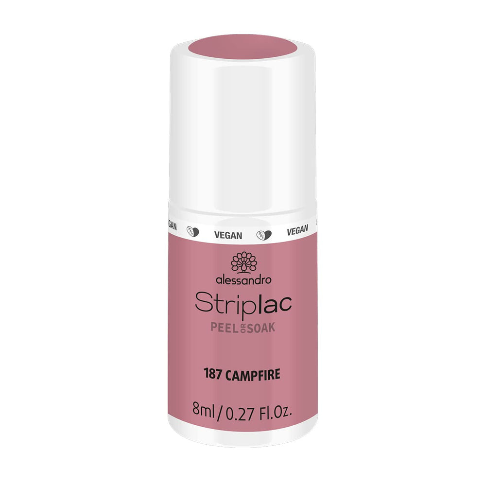 alessandro Striplac UV-Nagellack Flat White – Schonend und langanhaltend – Einfache Entfernung dank Peel-Off-Technologie – Vegan und tierversuchsfrei – 8 ml