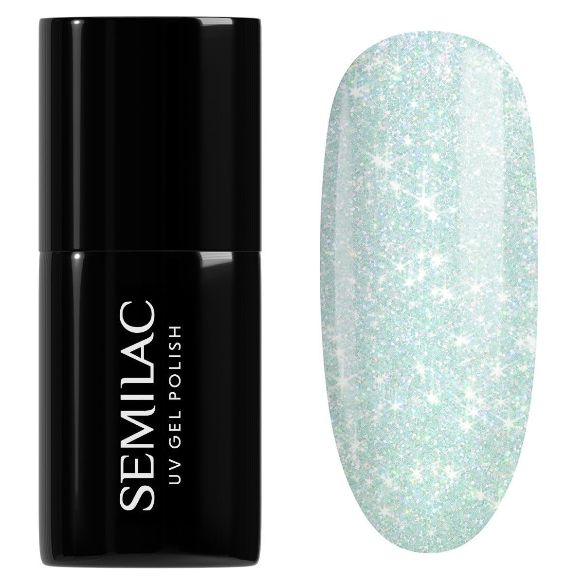 Oja UV Semilac Hybrid 240 Icy Waterfall 7ml, colecția Seaqueen