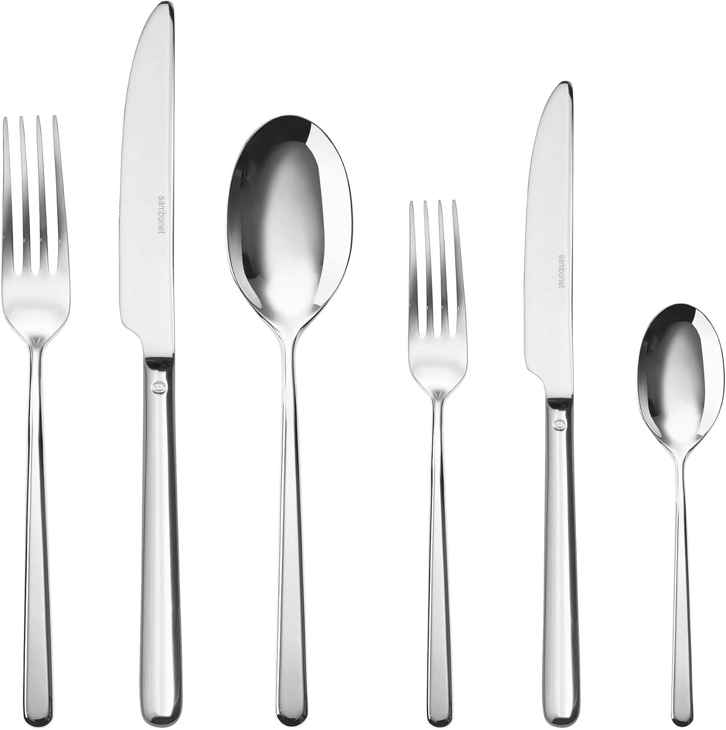 Sambonet 52513-83 Besteck 36 Teile, Edelstahl Küche Naty Shop