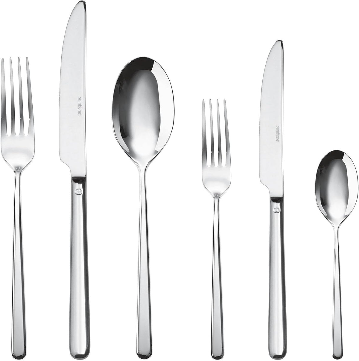 Sambonet 52513-83 Besteck 36 Teile, Edelstahl Küche Naty Shop