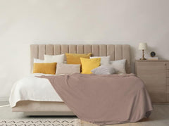 Weiche Decke | Kariert | Soft-Touch | 130 x 160 cm | Puderdecken und Steppdecken Naty Shop