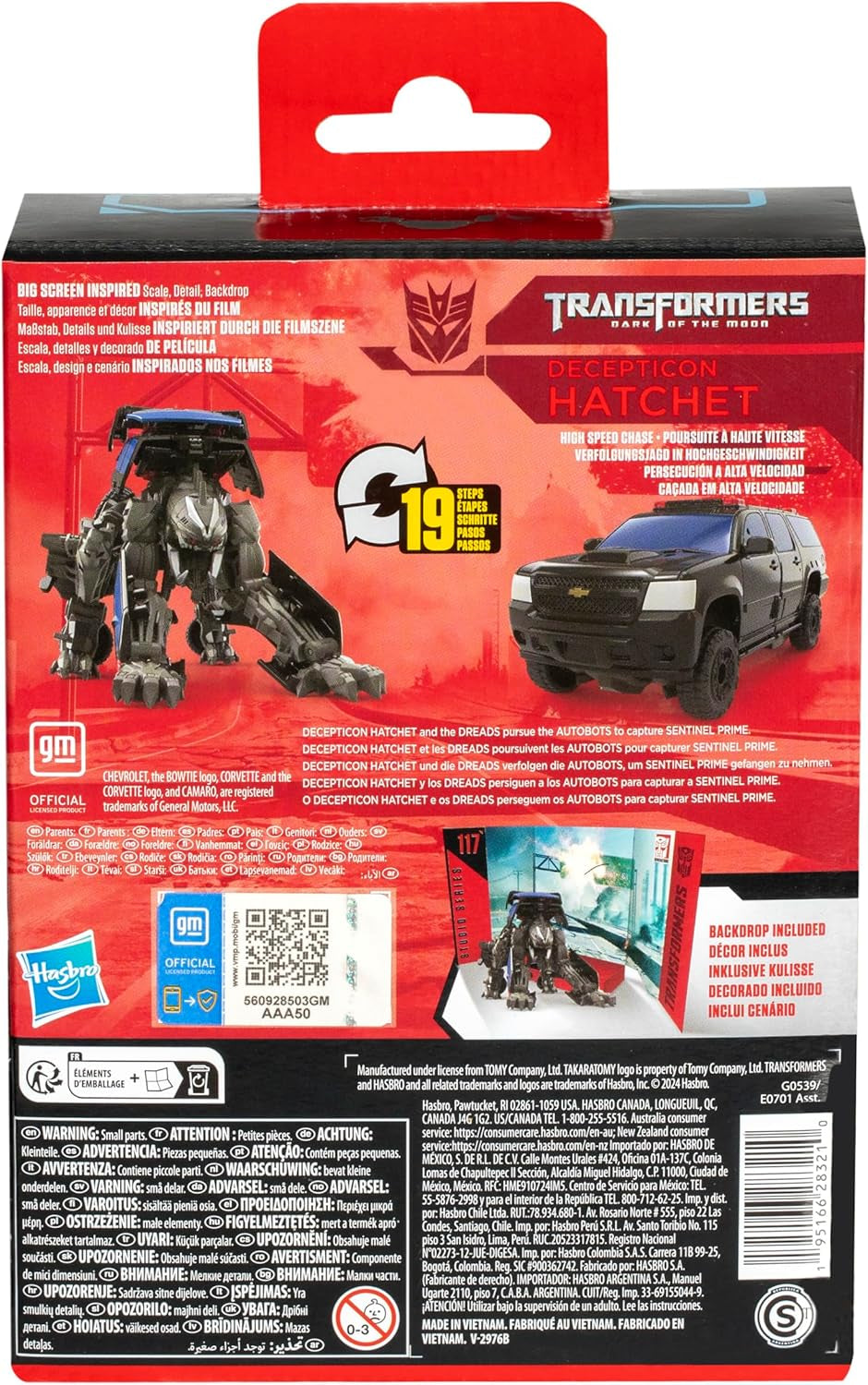 Transformers Studio Series Deluxe-Klasse Transformers: The Dark Side of the Moon 94 Decepticon Hatchet Actionfigur Actionfiguren Naty Shop