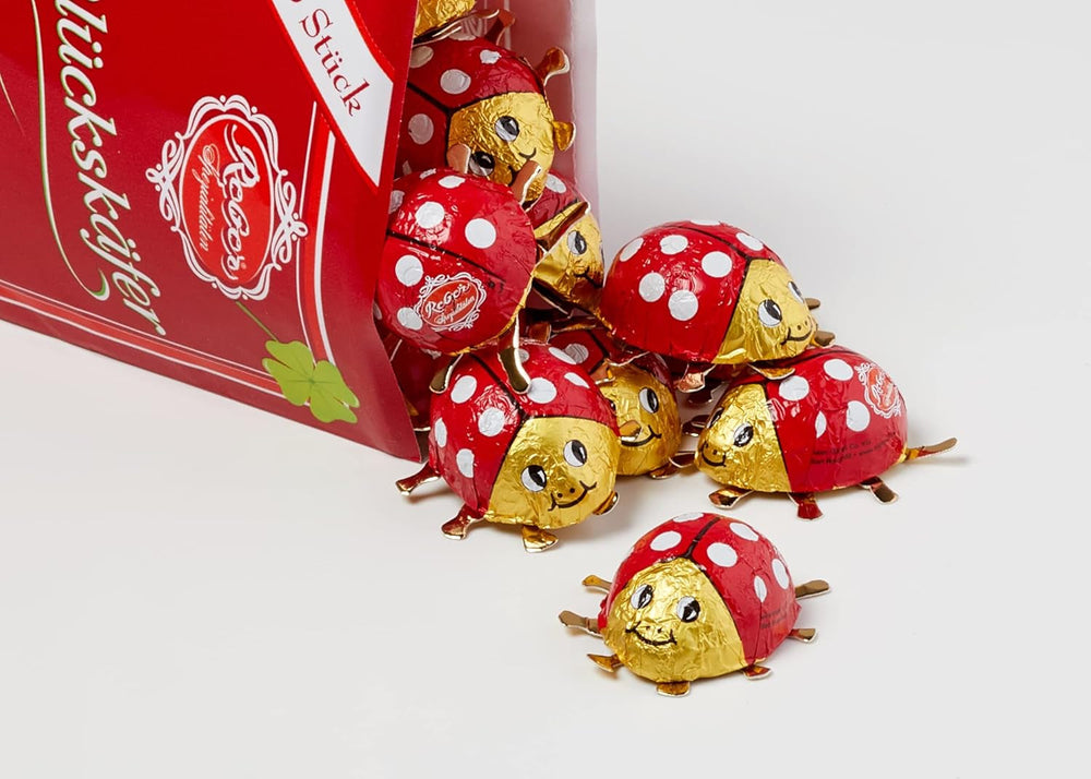 Reber Glückskäfer-Beutel – Beutel mit 15 Käfern Naty Shop Schokoladenbonbons