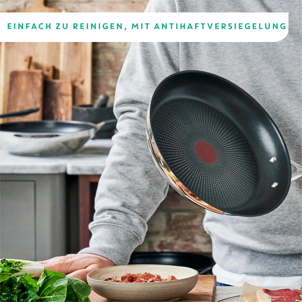 Tefal Jamie Oliver Cook'S Direct, antihaftbeschichtet, induktionsgeeignet, ofenfeste Töpfe und Pfannen Naty Shop