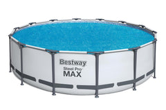 Bestway Husă solară din PE Ø 417 cm, albastră, rotundă