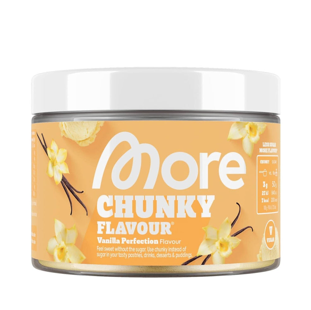 MEHR Chunky Flavour, Blueberry Cheesecake, Aromapulver zum Süßen mit Inulin und Laktase, 150 Gramm Süßstoffe Naty Shop 150 G (1Er Pack) Vanilla Perfection