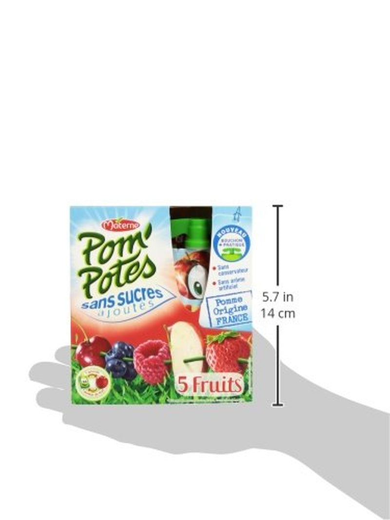 Pom'Potes 5 Fruits Rouges