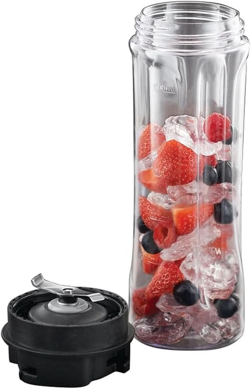 Russell Hobbs Mixer – Standmixer & Smoothie Maker to Go [23.500 U/Min Power-Motor] Inkl. 1X Mixbehälter 600Ml (Bpa-Frei, Spülmaschinen- & Bruchfest Inkl. Deckel) Zerkleinerer, Edelstahl, 23472-56 Kitchen Naty Shop