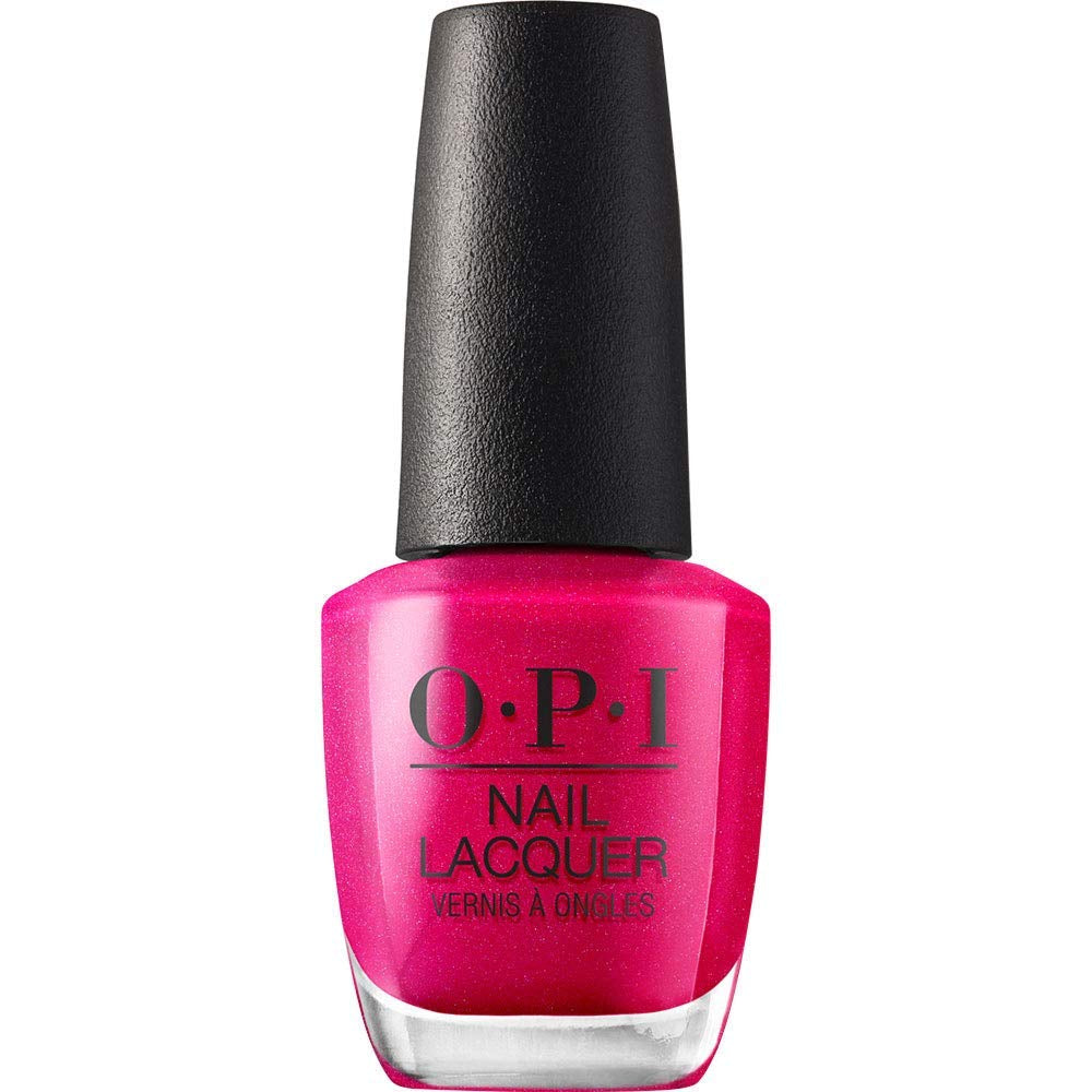 OPI Nail Lacquer Pink Shades – Oja cu uscare rapidă, rezistentă la ciobire și de lungă durată – durează până la 7 zile – cu pensulă ProWide extra-lată