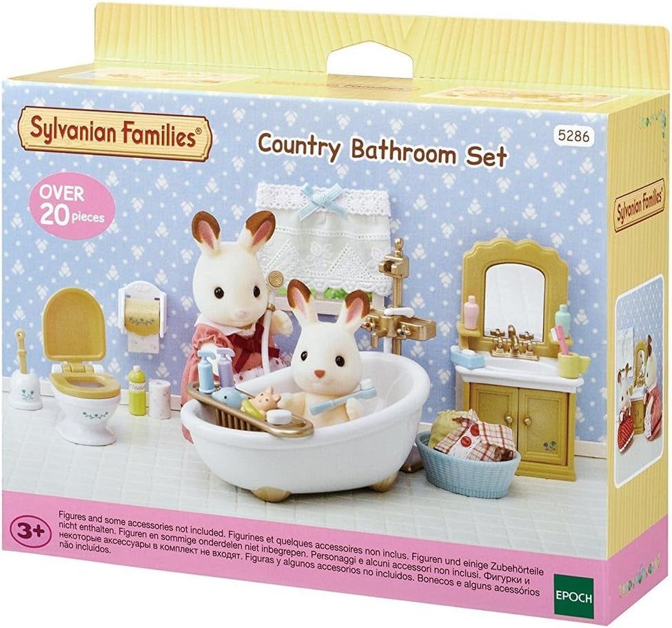 Sylvanian Families 5286 Badezimmer im Landhausstil - Puppenhaus Einrichtung Möbel