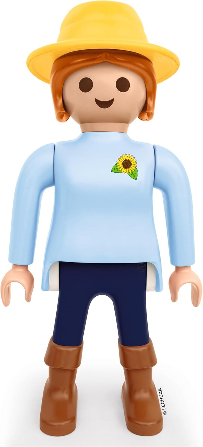 LECHUZA Gardener 2021 - Floarea-soarelui (62,5 cm), Verde/Albastru deschis