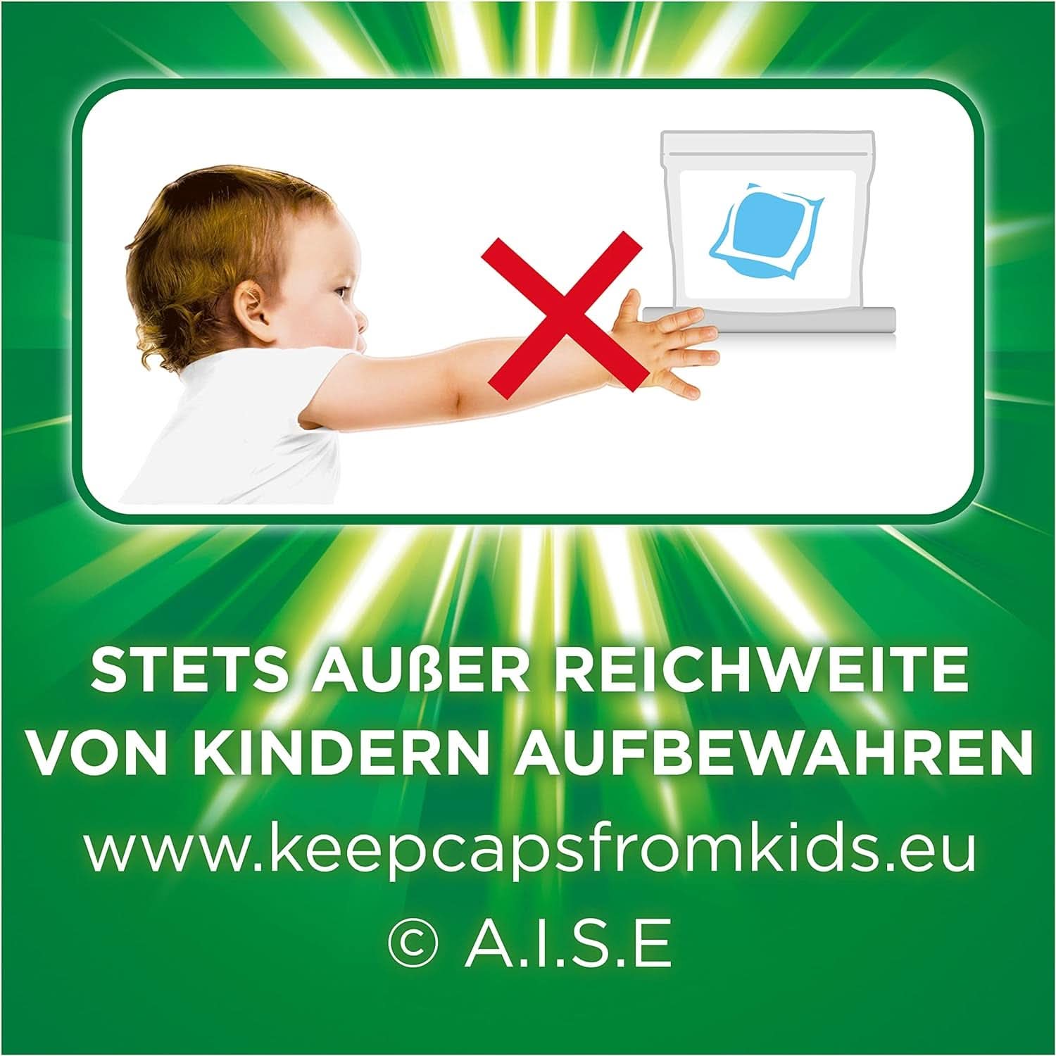 Ariel Allin1 PODS, Color+ Flüssigwaschmittel-Kapseln 53 Waschgänge, hervorragende Fleckenentfernung beim ersten Waschgang Waschmittel Rufe Naty Shop