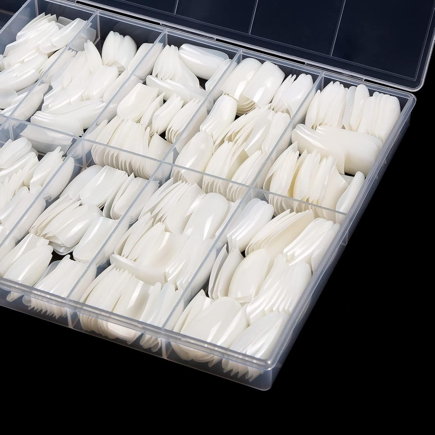 500 buc unghii artificiale naturale false artă completă sicriu unghii sfaturi pentru femei fete