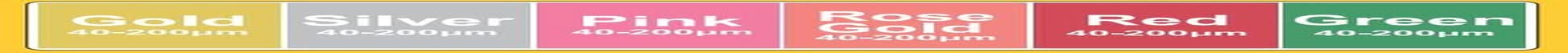 Glitter comestibil, set 6 nuante, 5 grame Glitter Naty Shop