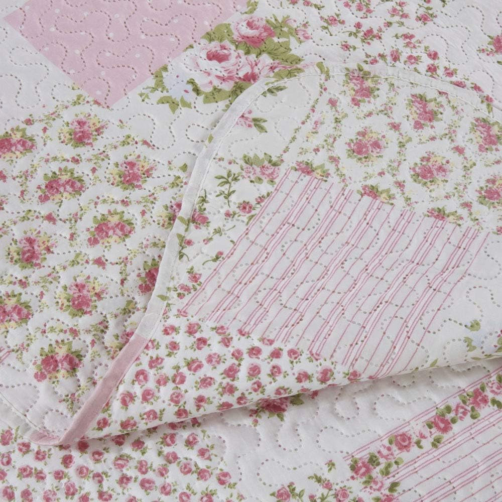 Emma Barclay, Cotswold-Tagesdecke aus 100 % Polyester für Einzelbetten, Rosa, Rosenbetten und Decken Emma Barclay
