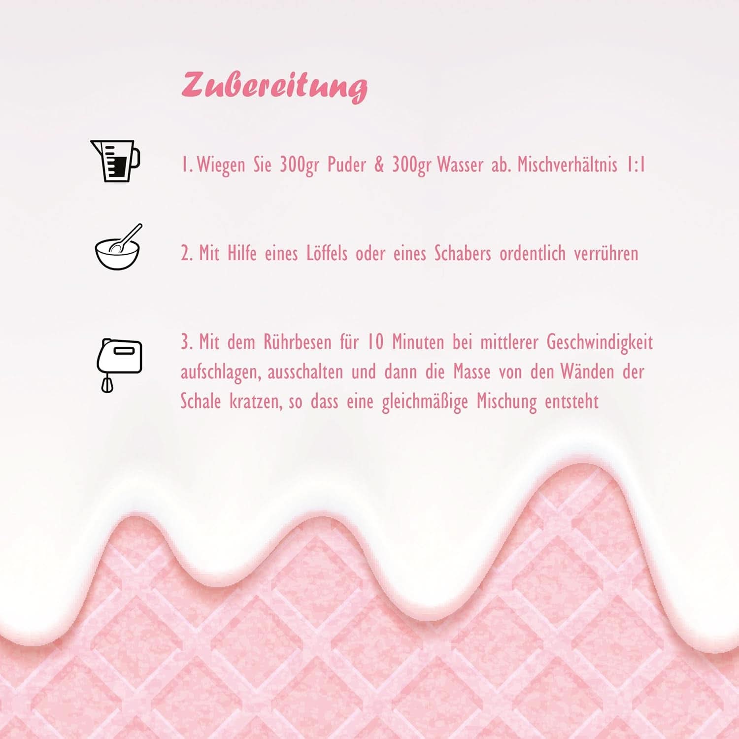 Glasurpulver Kelmy-Erdbeeren, 300 Gramm Naty Shop Glasuren und Dekor