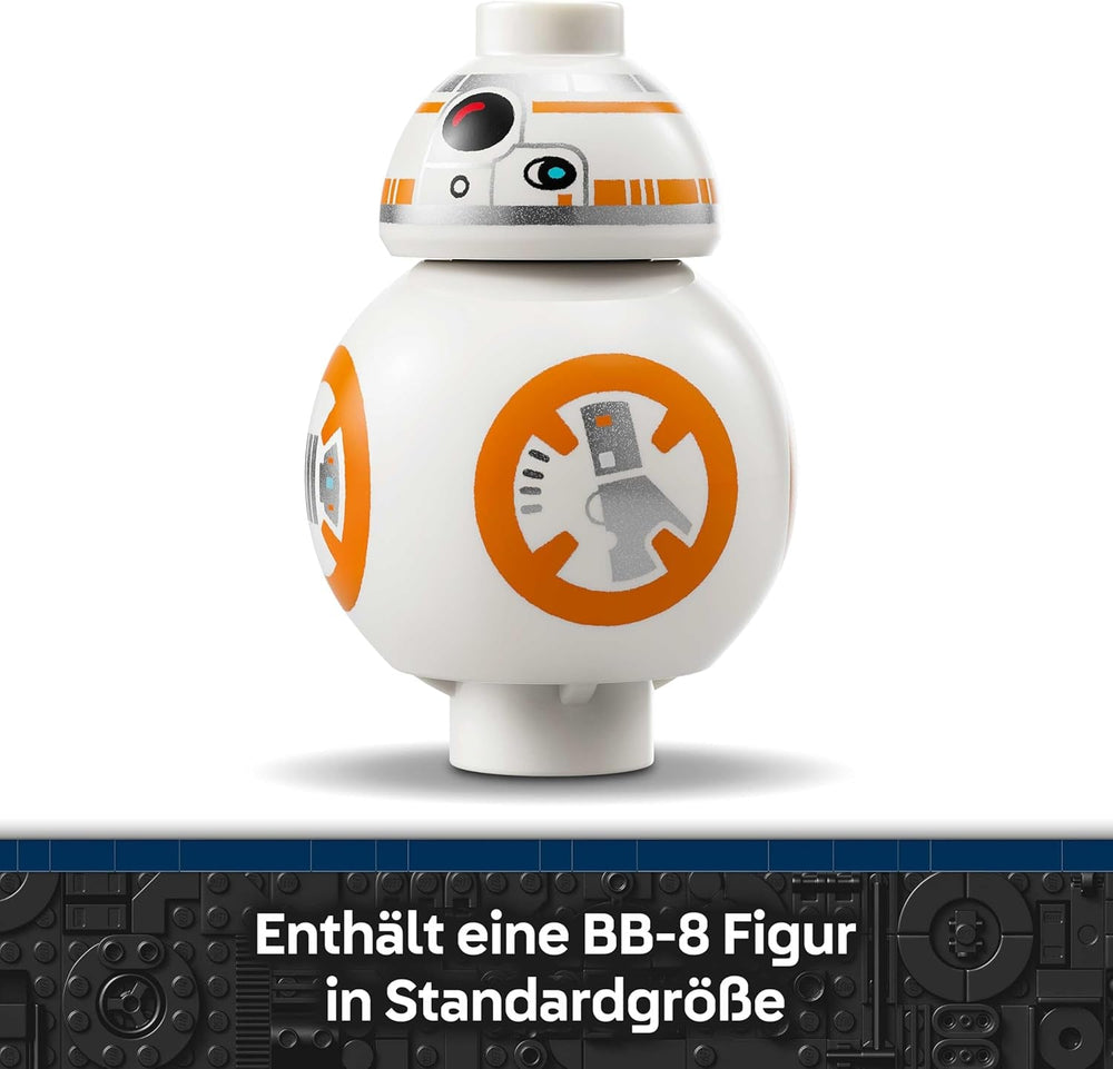 LEGO Star Wars 75452 Der Astromech-Droide BB-8 - Sammelbares 3D Modell zum Bauen und Ausstellen - DIY Deko - Geschenk zum Vatertag für alle Fans