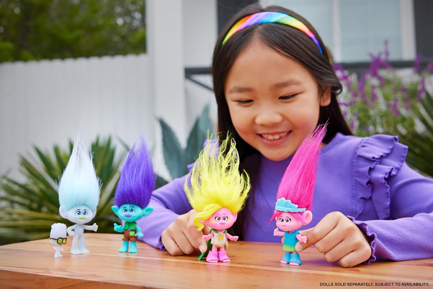 Mattel DREAMWORKS TROLLS Together Strong – Queen Poppy, Viva, Branch, Guy Diamond mit Tiny Diamond mit Plüschhaar und 5 Gelenken, für Kinder ab 3 Jahren, HNF07 Naty Shop Dolls