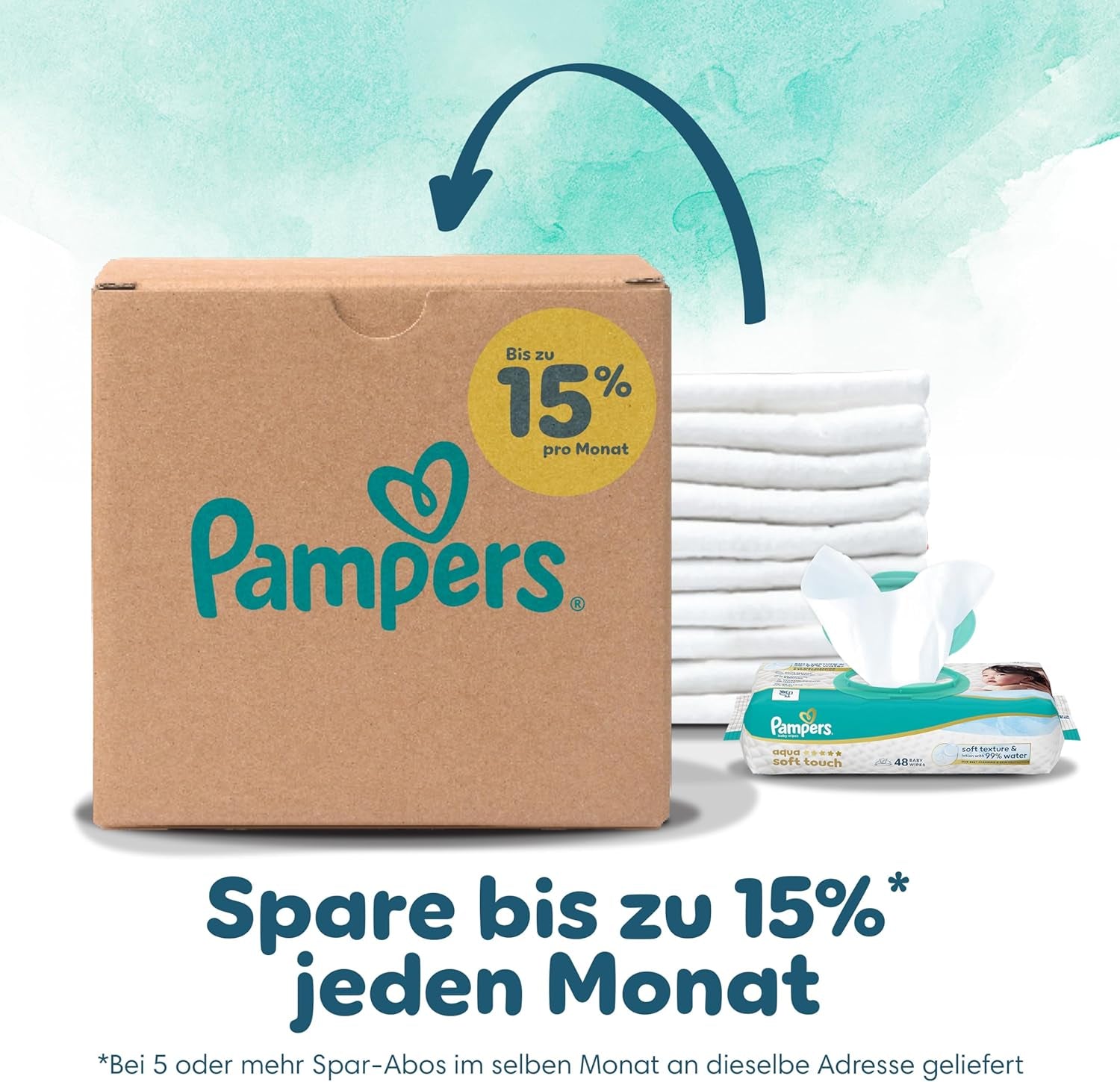 Scutece Pampers Harmony mărimea 4, 174 scutece, 9 kg-14 kg, protecție delicată a pielii cu protecție 100% Pampers