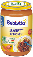 Menüs ab 8 Monaten Spaghetti Bolognese, 6er-Pack (6 x 220 Gramm), mittelgroß Mutter und Kind Naty Shop 220 Gramm Spaghetti Bolognese