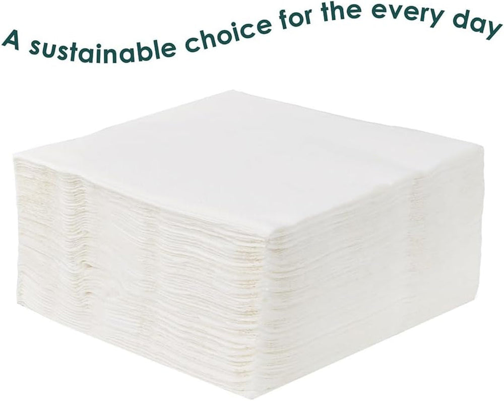 Table Kind 100 șervețele albe moi în pachet vrac, șervețele de înaltă calitate pentru petreceri, catering și uz zilnic, FSC, sustenabile și reciclabile, fabricate în UE | 2Ply | 33Cm
