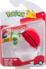 Pokémon PKW3629 – Clip’N’Go Pokéball – Felori und Pokéball, offizieller Pokéball mit 5 cm großer Figur. Actionfiguren Naty Shop Felori