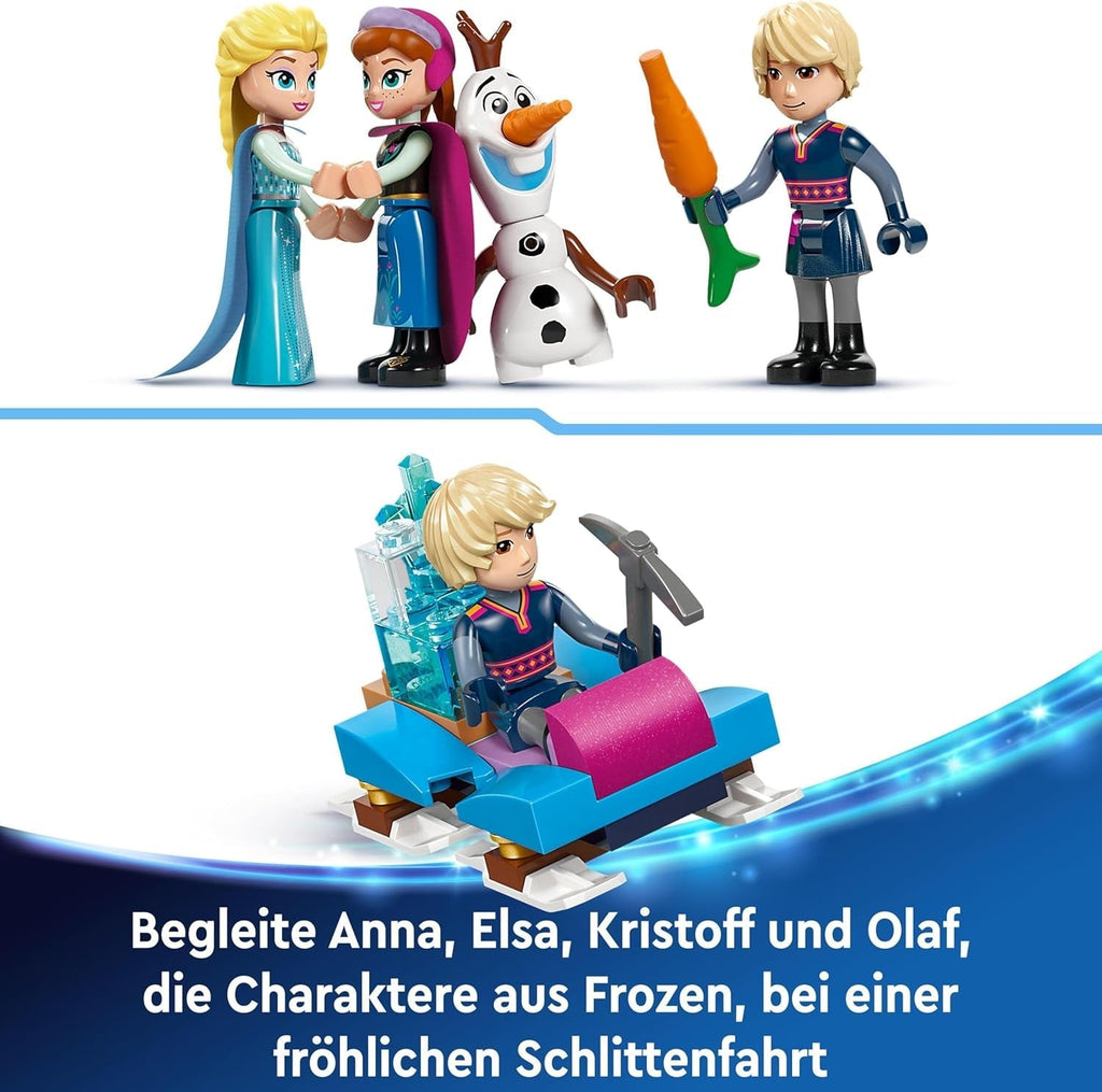 LEGO Ç€ Disney Frozen Palatul de iarnă al Elsei, set de construit și jucat pentru copii cu palat model și minifigurine ELSA și Anna, cadou pentru fete, băieți și fani ai filmului de la 6 ani 43244 Seturi de constructie Besuche den LEGO-Store