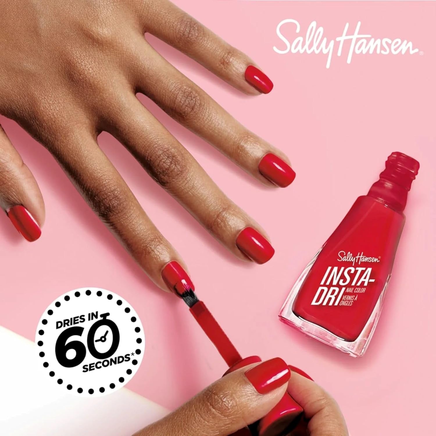 Insta-Dri Holo-Glow, Oja Euphoric, ușor de utilizat, de lungă durată, culori frumoase, ușor de aplicat pe unghii, nu se ciobește, 19 ml