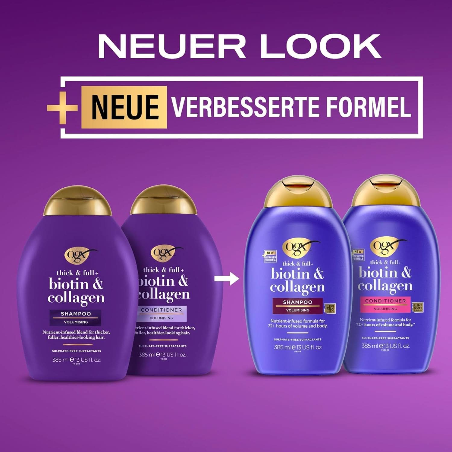 OGX Biotin- und Kollagen-Shampoo, 385 ml Dusche und Bad Naty Shop